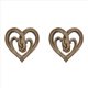 thumbnail image 1 of 2X Corazón de Madera Tomados de la Mano Decoración de la Pared Escultura Arte de la Pared Colgante de Apretón de Manos Estatua Artesanal para Decoraciones de Pared de Oficina Casa, 1 of 5