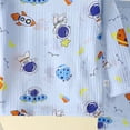 thumbnail image 4 of Baby Boys Girls Pajama Sets Toddler Long Sleeve Sleepwear Sets Rayon From Bamboo Pajamas Sets Pjs,Striped 6-12 Months 12-24 Months 2t 3t 4t 5t 6t 7t 8t 9t Children Light Blue, 4 of 4
