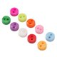 thumbnail image 2 of 500pcs Round Resin Plastic Sewing Buttons Waterproof Durable for Clothing Decoration, 2 of 3