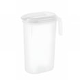 thumbnail image 2 of ACDANC 2 Quart (2 Liter) Pitcher with Lid - Water Jug for Fridge Door - Leakproof 64Oz Plastic Pitcher with Lid - Drink Container for Juice,Iced Tea,Coffee,Bpa-Free Plastic,White, 2 of 6
