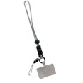 thumbnail image 1 of serony Universal Mobile Phone Lanyard Adjustable Detachable Neck Hanging Rope Microfiber Reusable Anti-lost Strap for Climbing Gray Short, 1 of 7