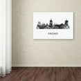 thumbnail image 3 of Trademark Fine Art 'Fresno California Skyline WB-BW' Canvas Art by Marlene Watson, 3 of 3