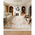 thumbnail image 2 of KFFKFF Area Rug, 9 x 12 ft Large Washable Rug, Non-Slip and Tear-Resistant Soft Carpet, Pet Friendly Vintage Area Rugs, Indoor Mat, 2 of 9