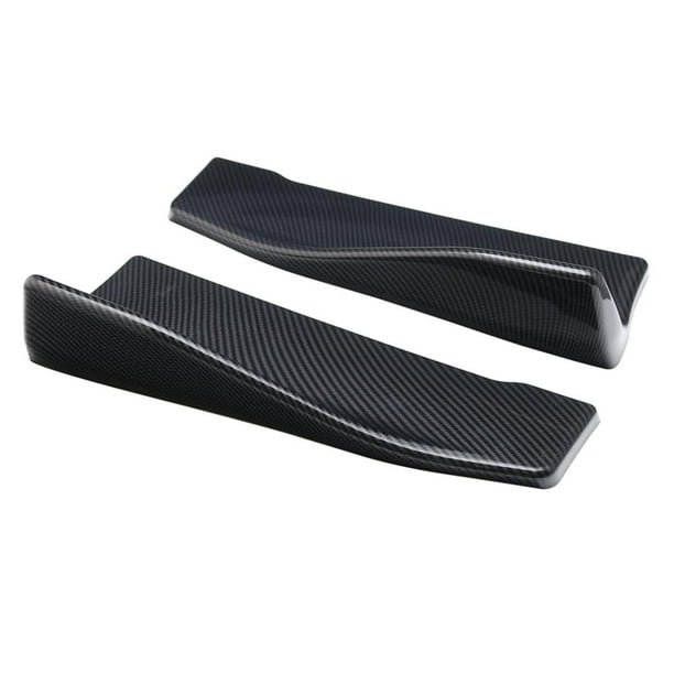 1 Par de Alerones para Carrocería de Coche, Aletas Divisoras de Difusor de Parachoques Trasero Modificado para Coche Universal DYNWAVEMX Falda lateral de carrocería de 35 cm