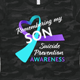 thumbnail image 4 of Inktastic Remembering my Son- suicide prevention awareness Women's T-Shirt, 4 of 5