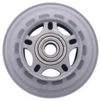 Skating Shoes 608ZZ Bearing Inline Skate Wheel Clear Gray