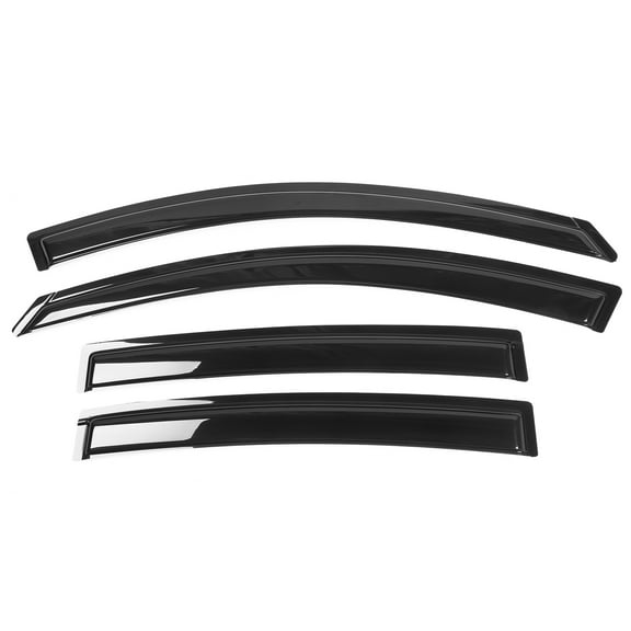 Ikon Motorsports Window Visor Compatible with 07-12 Nissan Altima L32A Sedan Acrylic Deflector Rain Guard 4Pc Set Outside Mount 2007 2008 2009 2010 2011 2012