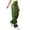 Green, variant on Breezora Trendy Work Pants for Women Functional Side Pocket Design Comfort Fit Straight Leg Trousers for Everyday Wear L Size Green
