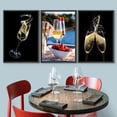 thumbnail image 2 of wall26 Framed Canvas Print Wall Art Set White Wine Glasses &amp; Strawberries Cocktails Fruit Photography Realism Rustic Landscape Colorful Multicolor for Living Room, Bedroom, Office - 24"x36&q, 2 of 5