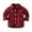 Red, variant on DDAPJ pyju Toddler Baby Boys Girls Flannel Plaid Shirts Jacket,Long Sleeve Button Down Lapel Shacket Jackets Fall Outwear Coat Top with Pockets