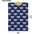 thumbnail image 3 of FMSHPON Purple Grey Koala Clipboard Hardboard Wood Nursing Clip Board and Pull for Standard A4 Letter 13x9 inches, 3 of 5