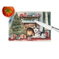 thumbnail image 5 of Siberian Husky Cozy Christmas Glass Cutting Board Large 12 in x 15 in, 5 of 5