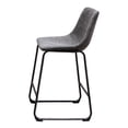 thumbnail image 5 of Abble 24" Faux Leather Counter Stool(set of 2), 5 of 7