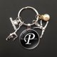 thumbnail image 4 of Llavero deportivo con letras de cristal, llavero de gimnasia, colgante de bolsa de coche, regalo para mejor amigo, amo la gimnasia, 4 of 4