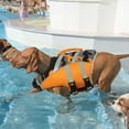 thumbnail image 6 of Kuoser Dog Life Jacket with Reflective Stripes, Adjustable Dog Life Vest, Orange, XL, 6 of 8