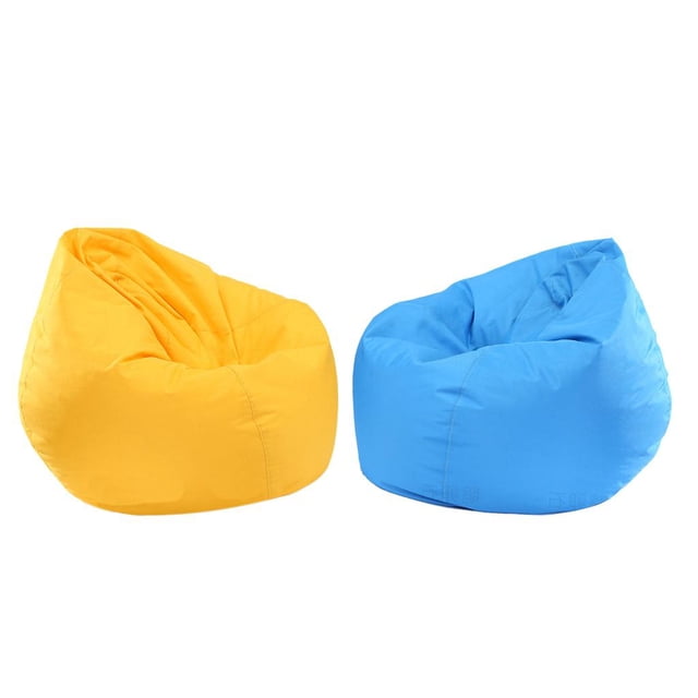 2PCS Impermeable Cover Organizador de almacenamiento de juguetes Amarillo y Zulema Funda impermeable para puf