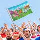 thumbnail image 4 of Osos de Peluche de Tea Town Bandera impresa con temática, regalo perfecto para fanáticos, amigos y familiares, y adecuada para actividades al aire libre e interiores, decoraciones de fiesta. 120*180CM, 4 of 6