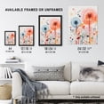 thumbnail image 3 of Dandelion Seeds Fireworks Watercolour Painting Artwork Framed Wall Art Print A4, 3 of 5