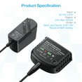 thumbnail image 2 of 9.6V-18V Battery Charger for Black & Decker HPB18 HPB18-OPE FSB18 HPB14 HPB12, 2 of 7