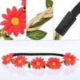 thumbnail image 4 of 12PCS Multicolor Lady Girl Fashion Flower Crown Floral Garland Headbands for Festival Wedding Party, 4 of 6
