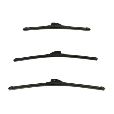 Geelife Tech Windshield Wiper Blade Front & Rear 3pc Set