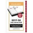 ATAGLANCE 2024 Daily Desk Calendar Refill, 31/2" x 6", Standard