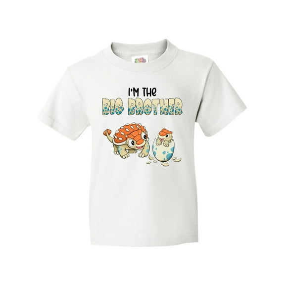 Inktastic I'm the Big Brother Ankylosaurus Bros Youth T-Shirt