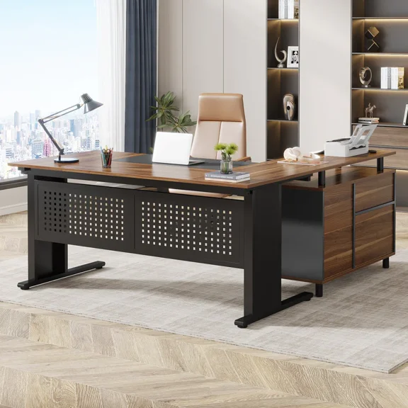 MAYEERTY Mobile C End Table, 26"-34.5" Height Adjustable Couch Snack Table