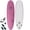 Pink, variant on Plantain Soft Top Long Foam Surfboard for Beginners and Kids - Includes Leash + Fins