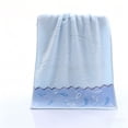 thumbnail image 3 of Aoznliie Bath Towel,Quick-drying Cotton Bath Towels,14x 30 in Soft & Absorbent Bath Towels for Bathroom Hotel Gyms,Light Blue, 3 of 7