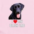 thumbnail image 2 of CafePress - I Love My Black Lab Infant Bodysuit - Baby Light Bodysuit, Size Newborn - 24 Months, 2 of 4