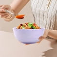 thumbnail image 4 of Tazón grande de cereales apto para lavavajillas de 19,5x10 cm, tazón de fibra de paja apto para microondas para sopa, pasta, helado, tazón liviano irrompible apilable para acampar, picnics, viajes, 4 of 5