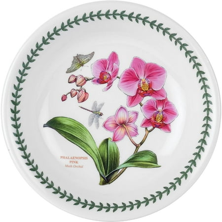 

Portmeirion-Exotic Botanic Garden Pasta Bowl with Moth Orchid Motif 8.5 Inch For Dinner Pasta Soups & Salads Dishwasher Microwave and Oven Safe