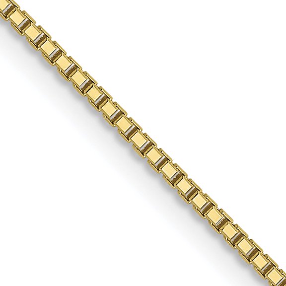 Jewelry by Sweet Pea 10K Yellow Gold .95mm Sparkle Octagonal Box Chain