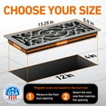 thumbnail image 4 of 4x12 Floor Vent Covers Floor Register with Mesh Cover Trap, Heat and Air, Walkable Metal Floor Register for HVAC Duct, Victorian, Light Grey, 4 of 7