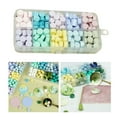 thumbnail image 1 of de sello , 600 piezas Cuenta de sellado para sello Perfecto para adornar sobres de tarjetas, invitaciones , Mezcla de macarrones Macarena cuentas de cera para sellar letras, 1 of 8