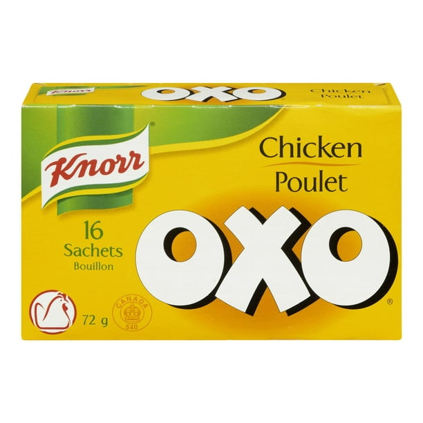 Bouillon Knorr Oxo instantané poulet sachets 72 GR Bouillon