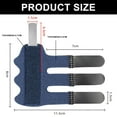 thumbnail image 2 of 2pcs Trigger Finger Splint, Finger Support Brace For Broken Or Bent Fingers, Mallet Finger, Stenosing Tenosynovitis Pain Relief, Locking Tendon With 3 Adjustable Belts, 2 of 7