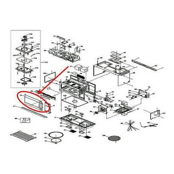 FRIGIDAIRE 5304512520 DOOR ASSEMBLY - GENUINE OEM PART