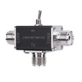 thumbnail image 2 of Interruptor Coaxial De 2 , Interruptor De Antena CB HAM De 2 Fácil De Conectar Seguridad De Apagado Y Tierra Seguridad De Polaridad Inversa 100 W Salida 1 En 2 Para, 2 of 7