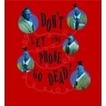 thumbnail image 5 of Beetlejuice Beetlejuice Don't Let The Phone Go Dead Red Men's Crew Neck Short Sleeve Tee-XL, 5 of 6