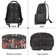 thumbnail image 6 of HUIACONG Mushroom Moon Star School Backpack for Students Age 6-18 Ergonomic Padded Adjustable Shoulder Straps Large Capacity Water Resistant Bookbag for Elementary Middle High School Daily Use, 6 of 7