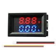 thumbnail image 4 of Mini multímetro digital Cola Panel de pantalla LED dual Probador de monitor de corriente LED rojo azul, 4 of 8