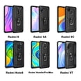 thumbnail image 4 of Shockproof Armor For Xiaomi Redmi 9 9T 9A 9C NFC Case Phone Case for Redmi Note9 Pro Ring Stand Bumper Silicone Phone Back Cover, 4 of 5