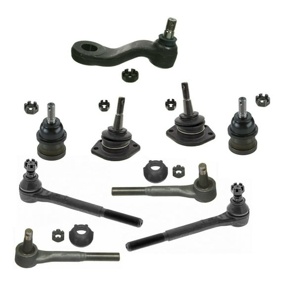 9 Pc Suspension Upper & Lower Ball Joints Pitman Arm Tie Rod Ends Compatible with RWD Models Fits select: 1978-1979 CHEVROLET C10, 1977 CHEVROLET BLAZER