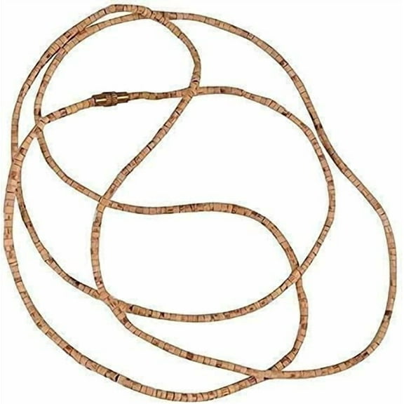 BishtHub Fashion Tulsi Kanthi Mala 2 Round Rosary Tulsi Necklace Strands Prayer Mala For Spiritual And Religious Purpose- Pack Of 1