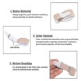 thumbnail image 2 of 6 Pcs Attelles de Doigt, Enveloppes pour Doigts pour Maillet Articulation du Doigt Articulation du Doigt Bouclé Doigt Cassé, 2 of 5
