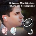 thumbnail image 1 of Twowood auricular A4 1pc Universal Mini Bluetooth inalámbrico, compatible con Bluetooth 4.1 auriculares auriculares auriculares auriculares, 1 of 7
