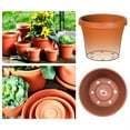 thumbnail image 2 of Bloem Terra Pot de Jardinière en Résine de 14 Pouces pour Fleurs de Jardinage Extérieur, Terra Cotta, 2 of 6