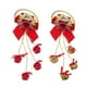 thumbnail image 4 of 2 colgantes de campana de Papá Noel para árbol de Navidad (colores surtidos), 4 of 6